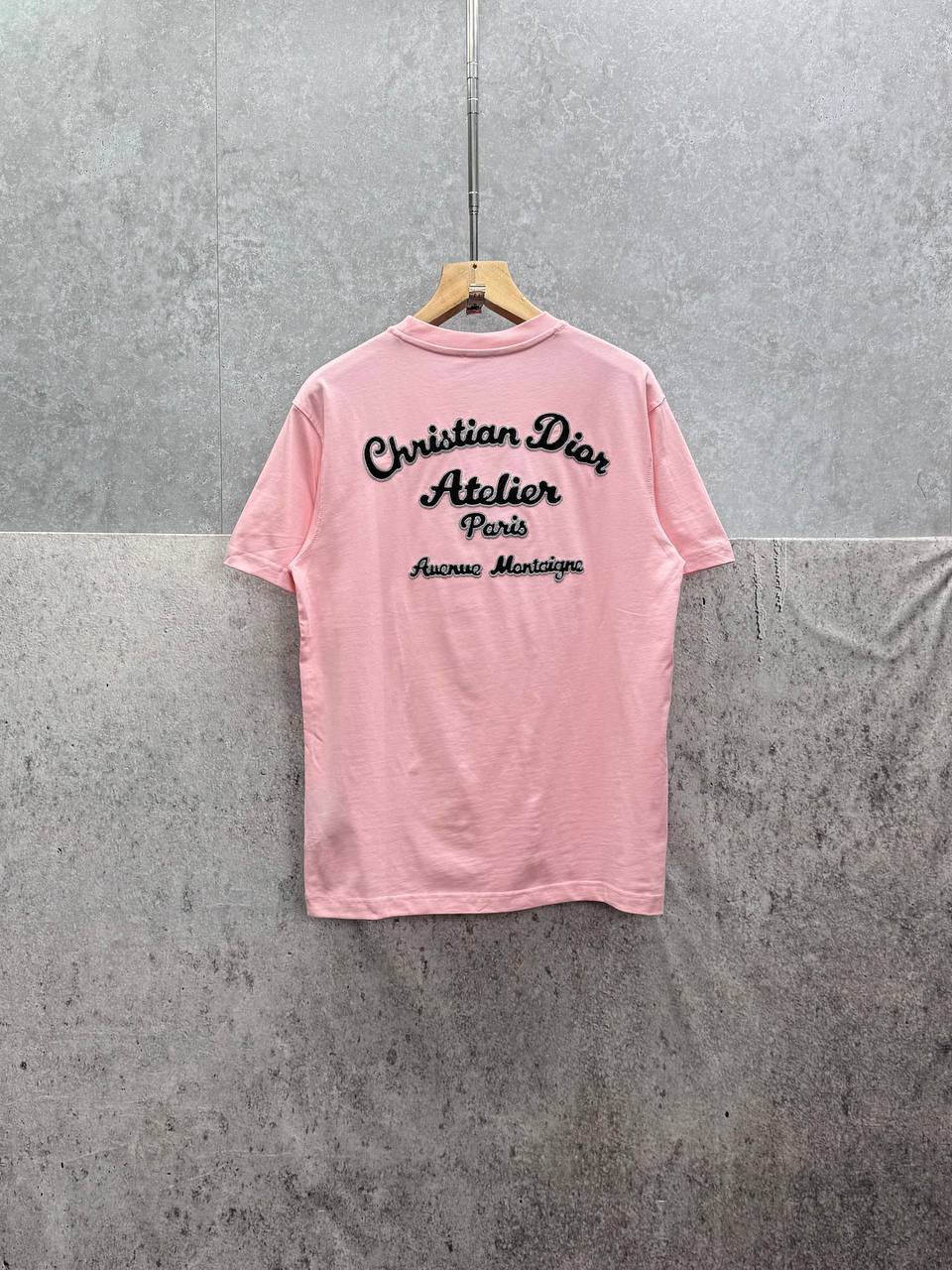 Christian Dior Atelier Short Sleeve T-Shirts Mens Relaxed Fit in Multiple Colors UK Reps AAA Quality