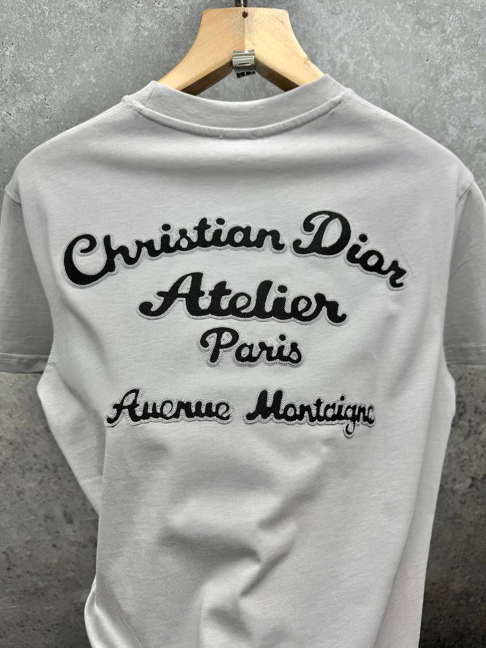 Christian Dior Atelier Short Sleeve T-Shirts Mens Relaxed Fit in Multiple Colors UK Reps AAA Quality