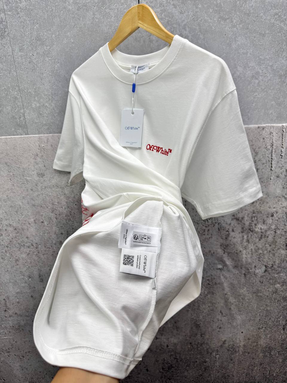 Off-White Arrows-Motif Short Sleeve T-Shirt Men's in 2 Colors UK Reps AAA Quality