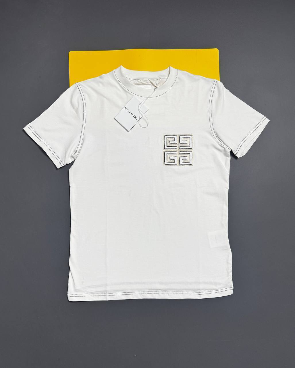 Givenchy 4G-motif Embroidered T-shirts in 2 Colors Best Sale UK Reps AAA Quality