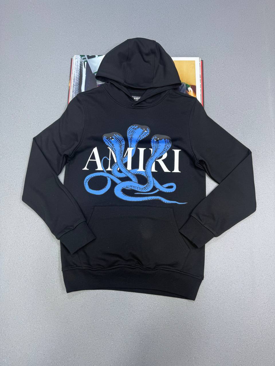Amiri Snake Logo Hoodie Mens in 2 Colors Best Sale UK Reps AAA Quality