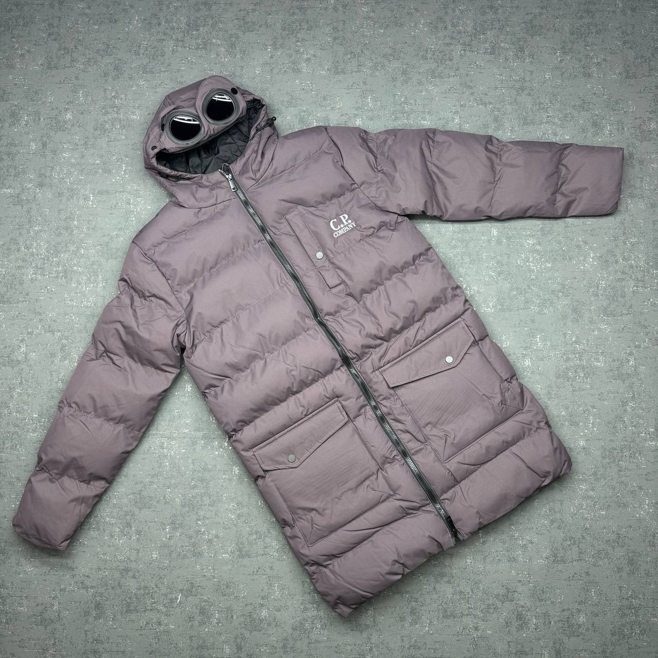 C.P. Company Goggle Down Mid Length Puffer Jackets in Multiple Colors UK Reps AAA Quality