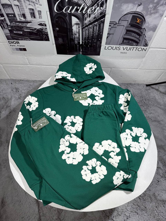 Denim Tears Cotton Wreath Style Mens Tracksuits in 2 Colors UK Reps AAA Quality