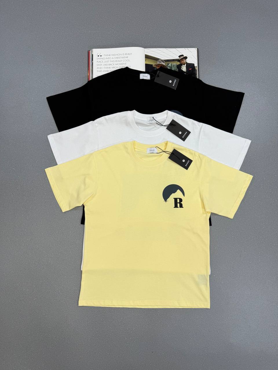 Rhude Moonlight Badge T-Shirts Mens in Multiple Colors UK Reps AAA Quality
