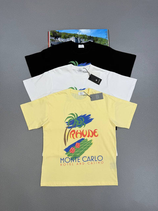 Rhude Roulette T-Shirts Mens in Multiple Colors UK Reps AAA Quality