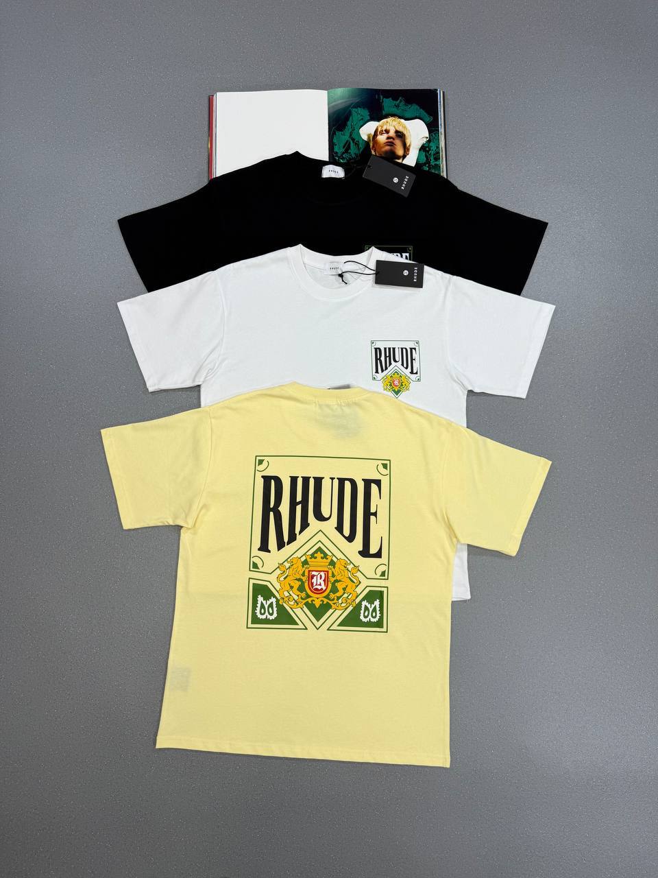 Rhude Poker Card T-Shirts Mens in Multiple Colors UK Reps AAA Quality