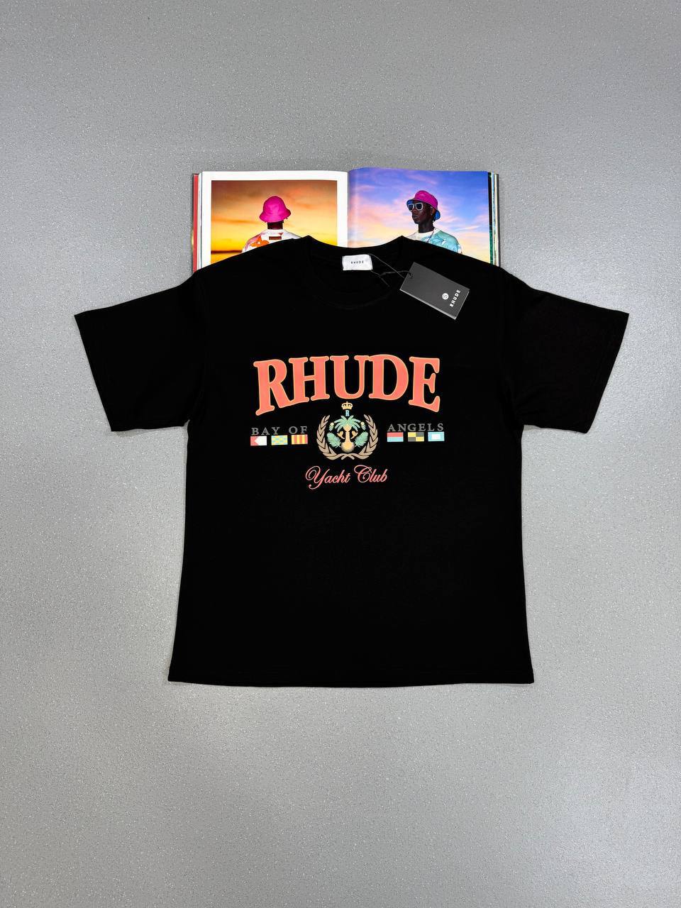 Rhude Bay Of Angels Yacht T-Shirts Mens in Multiple Colors UK Reps AAA Quality