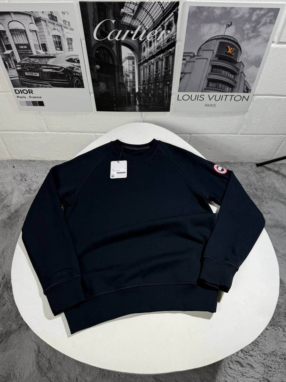 Canada Goose Huron Crewneck Sweatshirt Mens in Multiple Colors UK Reps AAA Quality