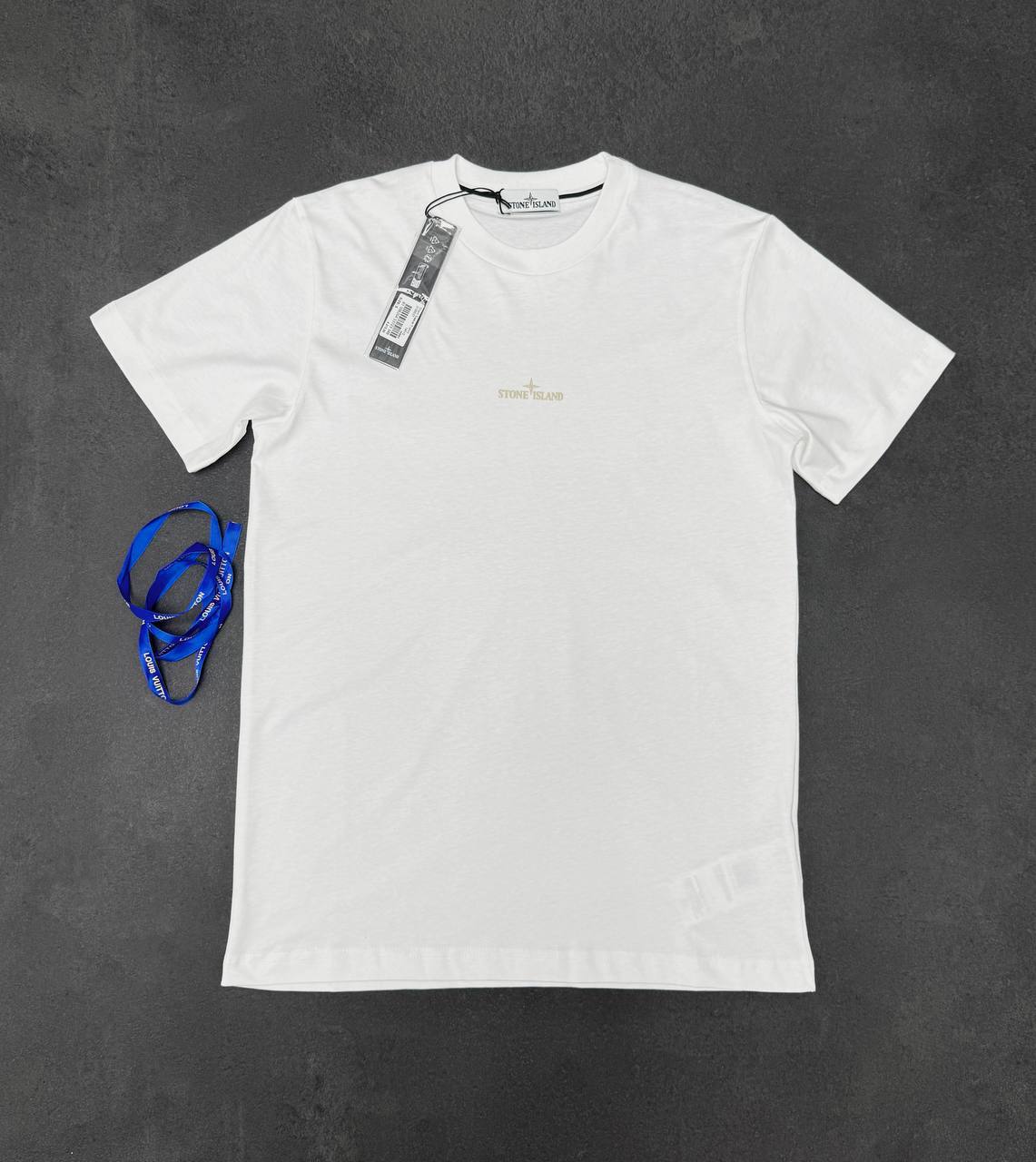 Stone Island Men's Reflective One Badge Print T-Shirt in Multiple Colors UK Reps AAA Quality