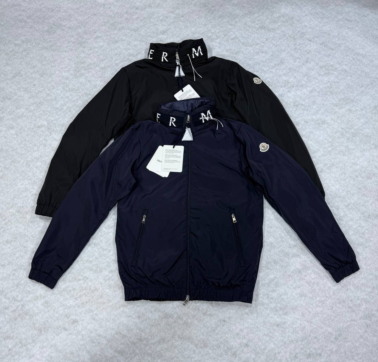 Moncler Beid Hooded Logo Jackets in 2 Colors Mens UK Reps AAA Quality