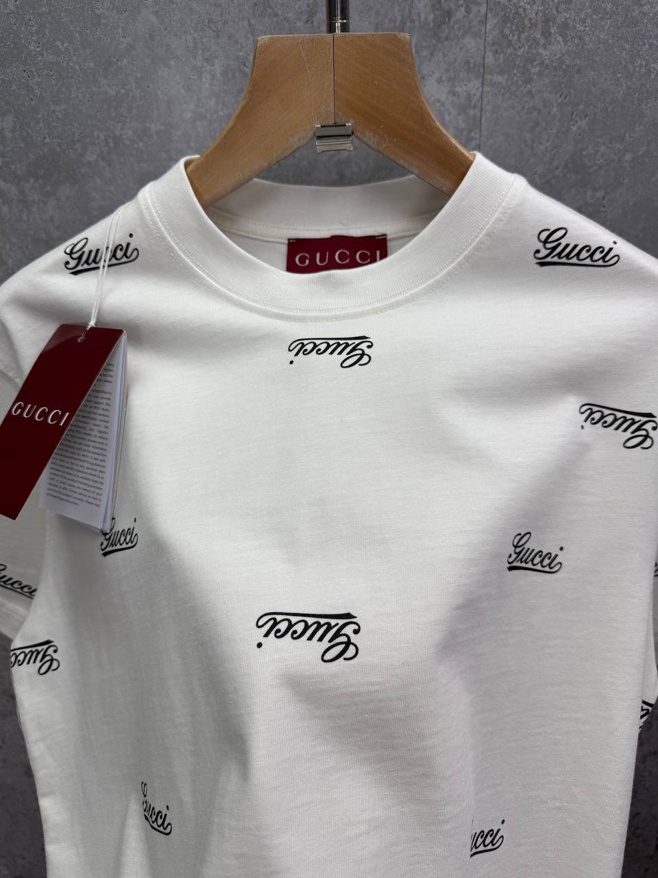 Gucci Logo Printed Crew Neck T-Shirts Men's in Multiple Colors UK Reps AAA Quality