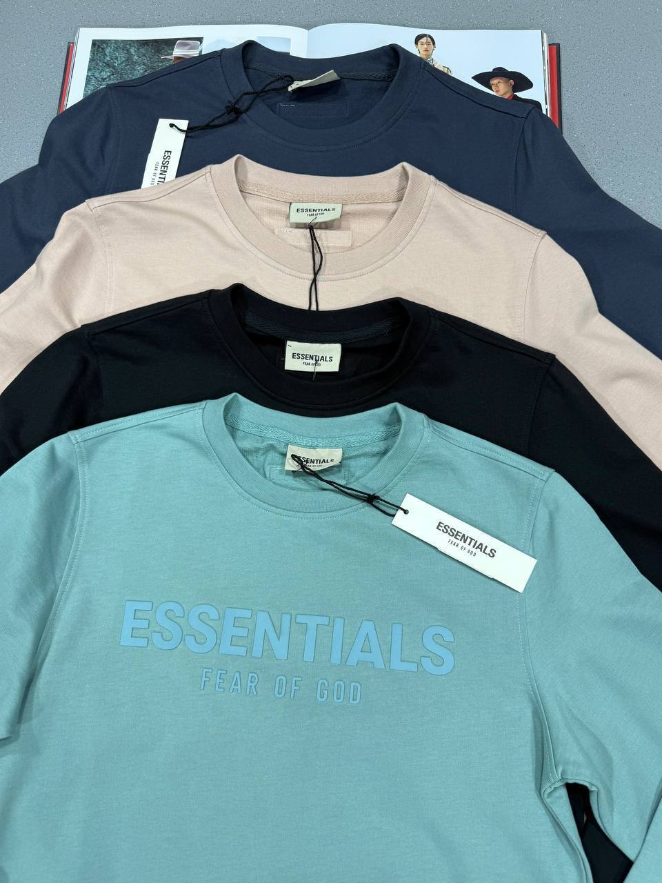 Essentials Logo Crew Neck Mens Jumpers in Multiple Colors UK Reps AAA Quality