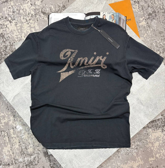 Amiri Good Life Short Sleeves Mens T-Shirts in 2 Colors UK Reps AAA Quality