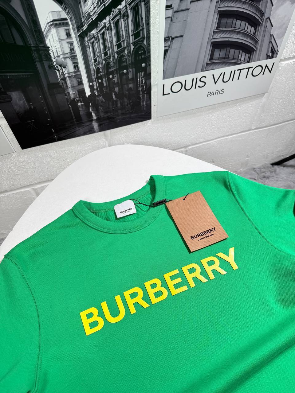 Burberry Crewneck Logo-Print Stretch Wool Blend Sweatshirt Mens in Multiple Colors UK Reps AAA Quality