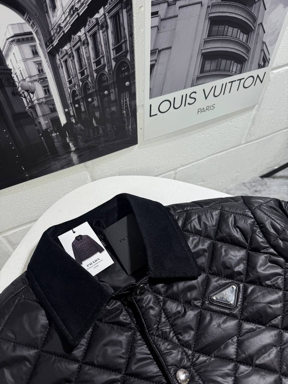 Prada Re-Nylon Quilted Jackets Mens in 2 Colors UK Reps AAA Quality