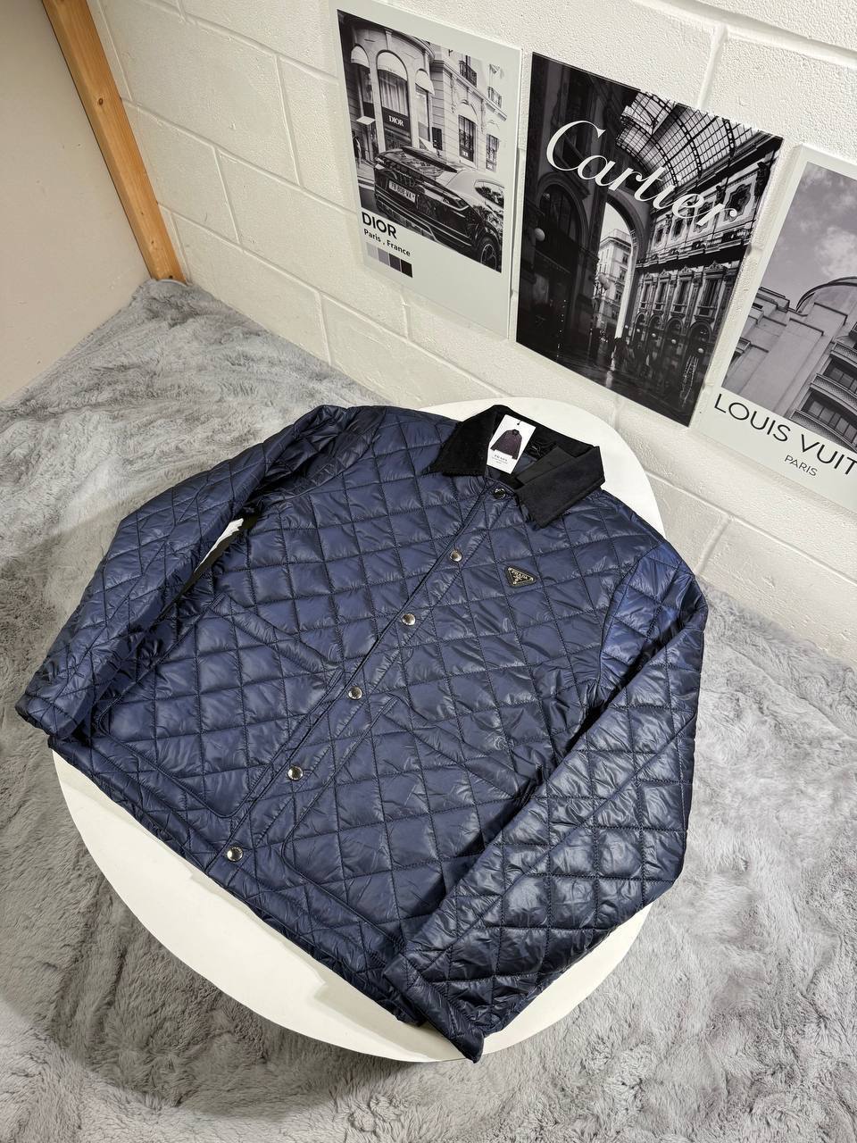 Prada Re-Nylon Quilted Jackets Mens in 2 Colors UK Reps AAA Quality