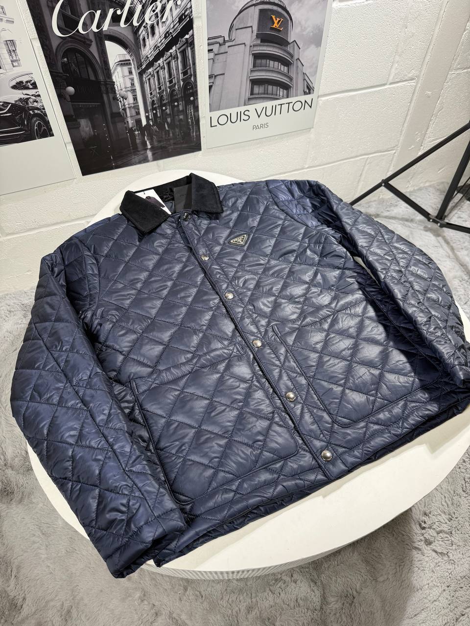 Prada Re-Nylon Quilted Jackets Mens in 2 Colors UK Reps AAA Quality