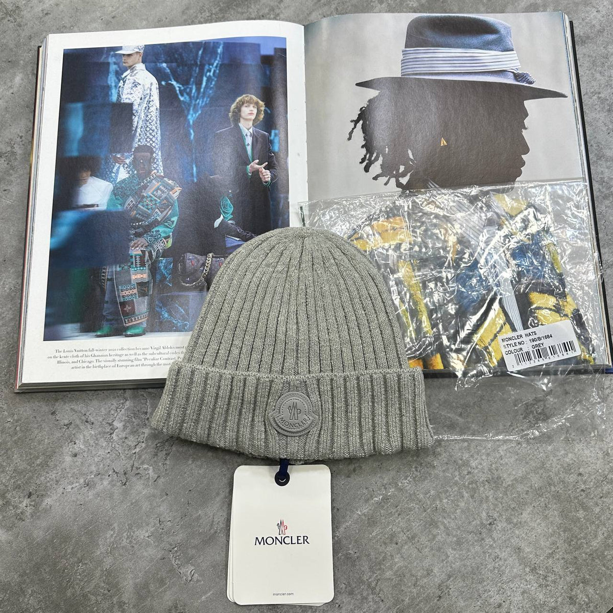 Moncler Knit Logo Beanie Hat Mens UK Reps Superclone Quality