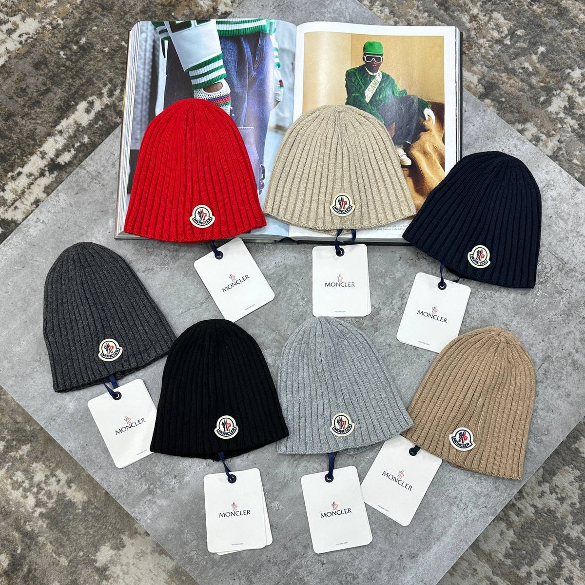Moncler Classic Logo Beanie Hat Mens UK Reps Superclone Quality