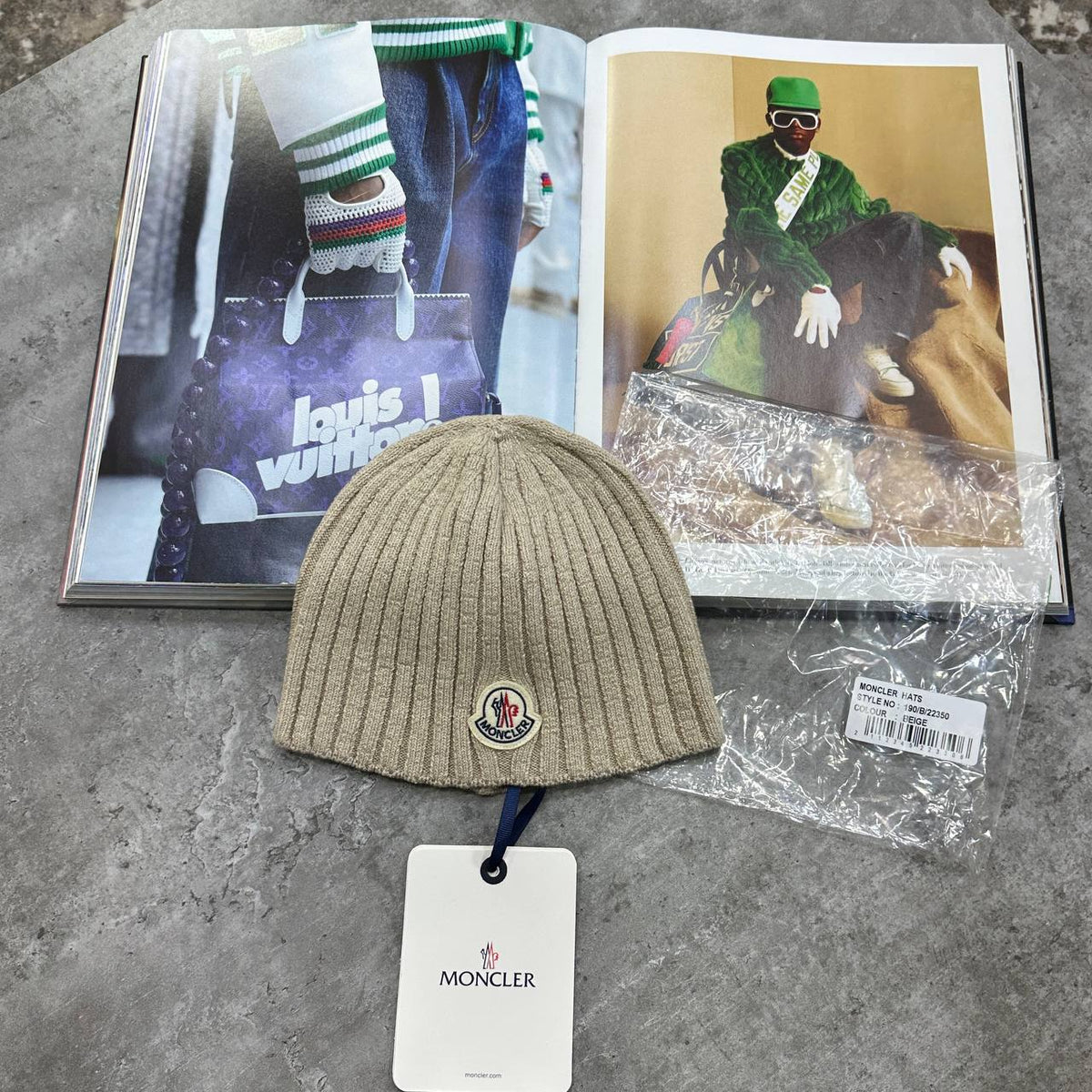 Moncler Classic Logo Beanie Hat Mens UK Reps Superclone Quality