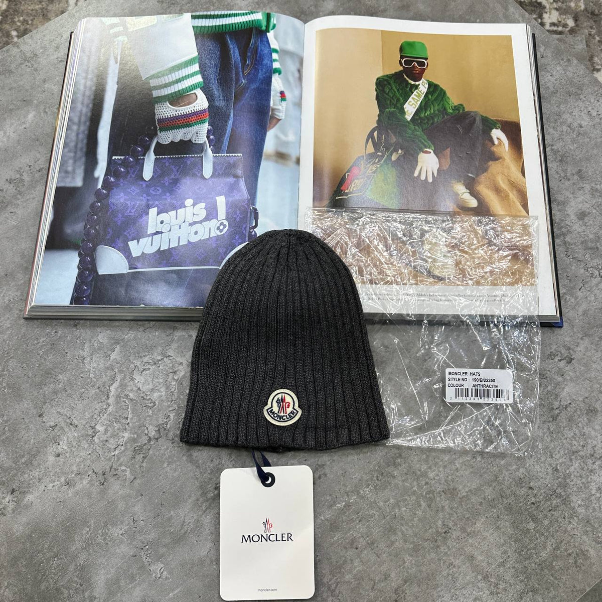 Moncler Classic Logo Beanie Hat Mens UK Reps Superclone Quality