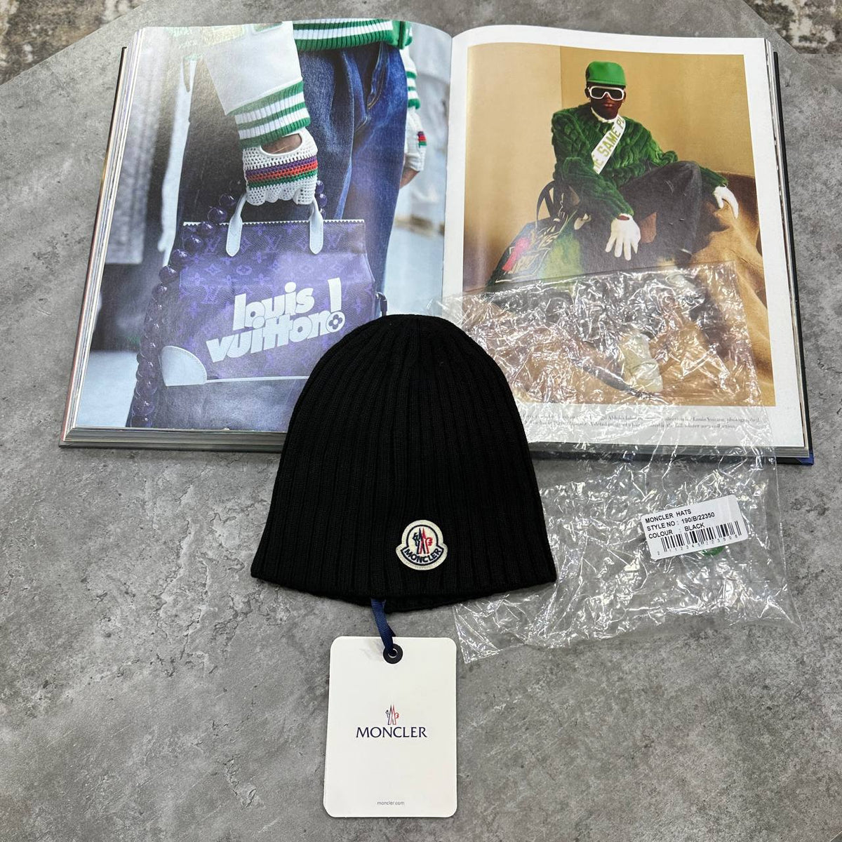 Moncler Classic Logo Beanie Hat Mens UK Reps Superclone Quality