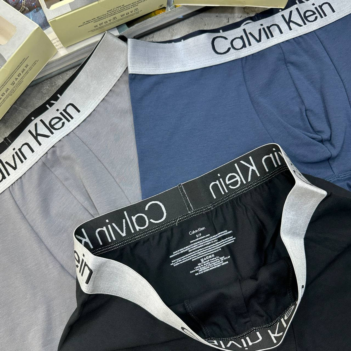 Calvin Klein Men's Cotton Stretch Boxer Shorts Pack of 3 UK Reps Superclone Quality
