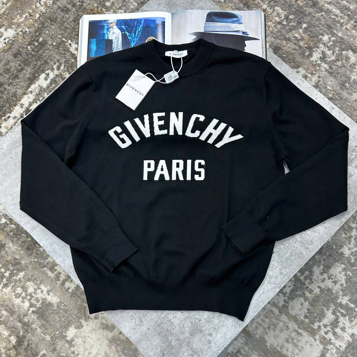 Givenchy Couture Logo-Intarsia Sweatshirt UK Reps Superclone Quality
