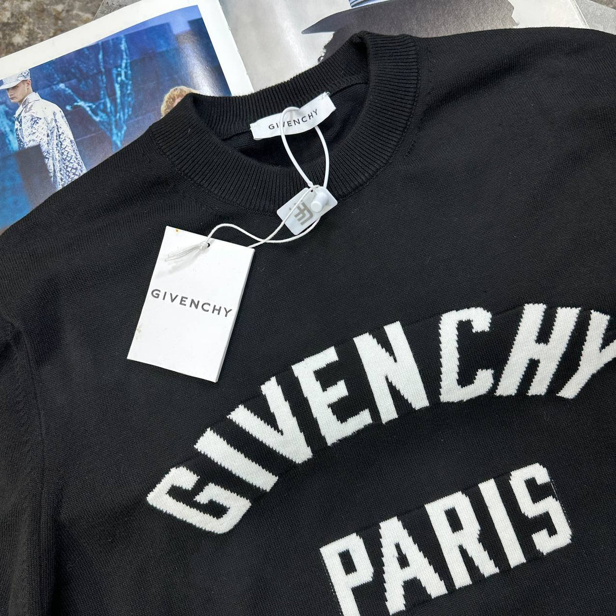 Givenchy Couture Logo-Intarsia Sweatshirt UK Reps Superclone Quality