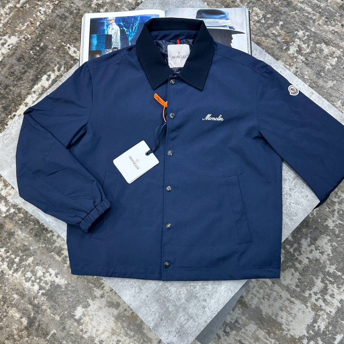 Moncler Brushed Cotton Blend Overshirt UK Reps Superclone Quality