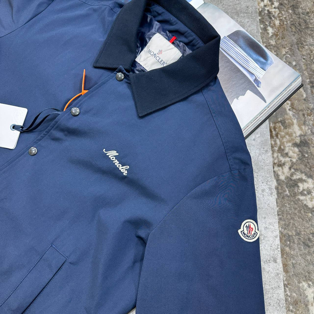 Moncler Brushed Cotton Blend Overshirt UK Reps Superclone Quality