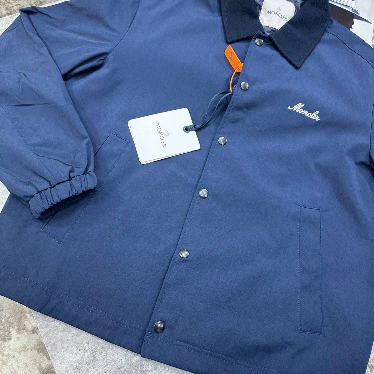 Moncler Brushed Cotton Blend Overshirt UK Reps Superclone Quality