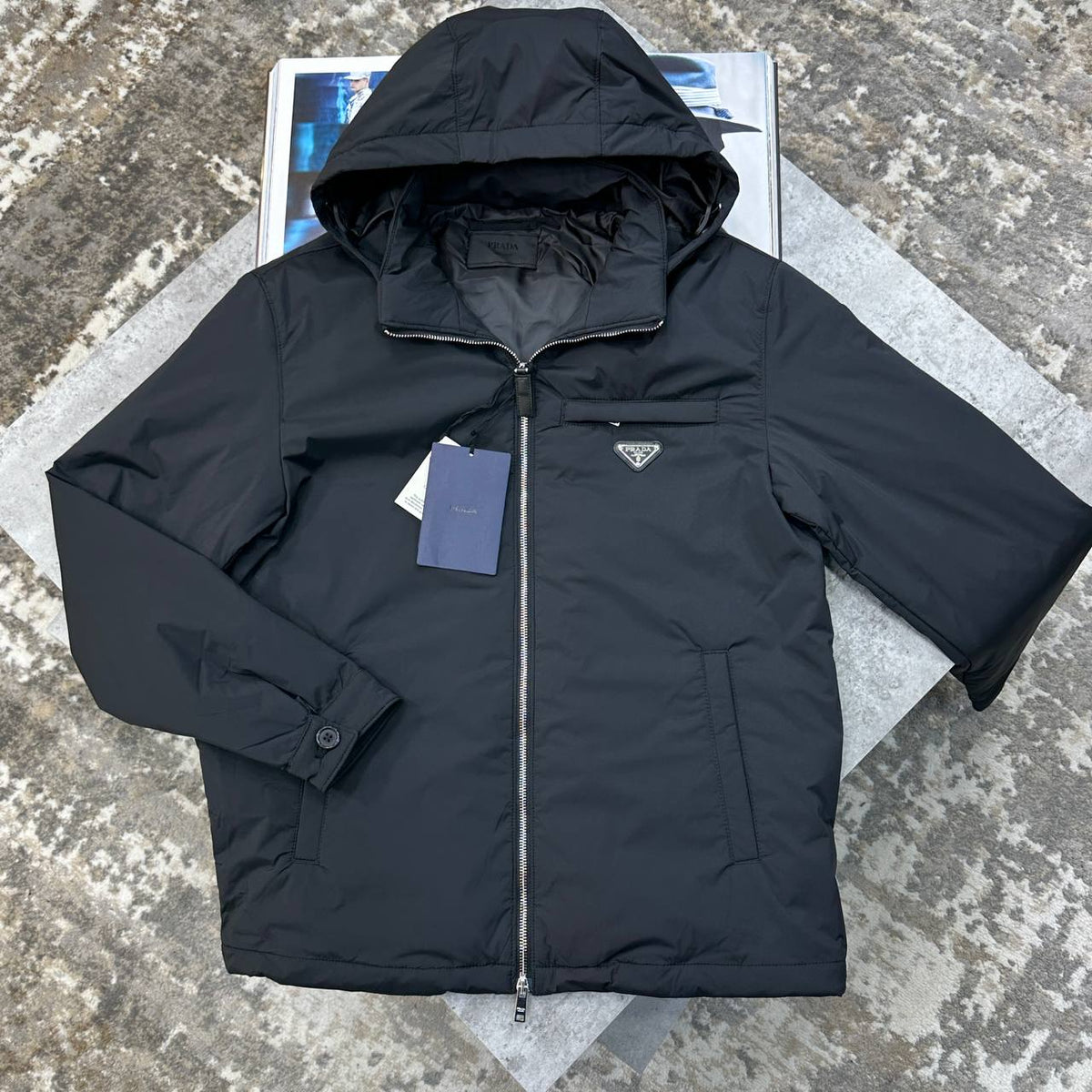 Prada Re-Nylon Padded Jackets Mens in 2 Colors UK Reps AAA Quality