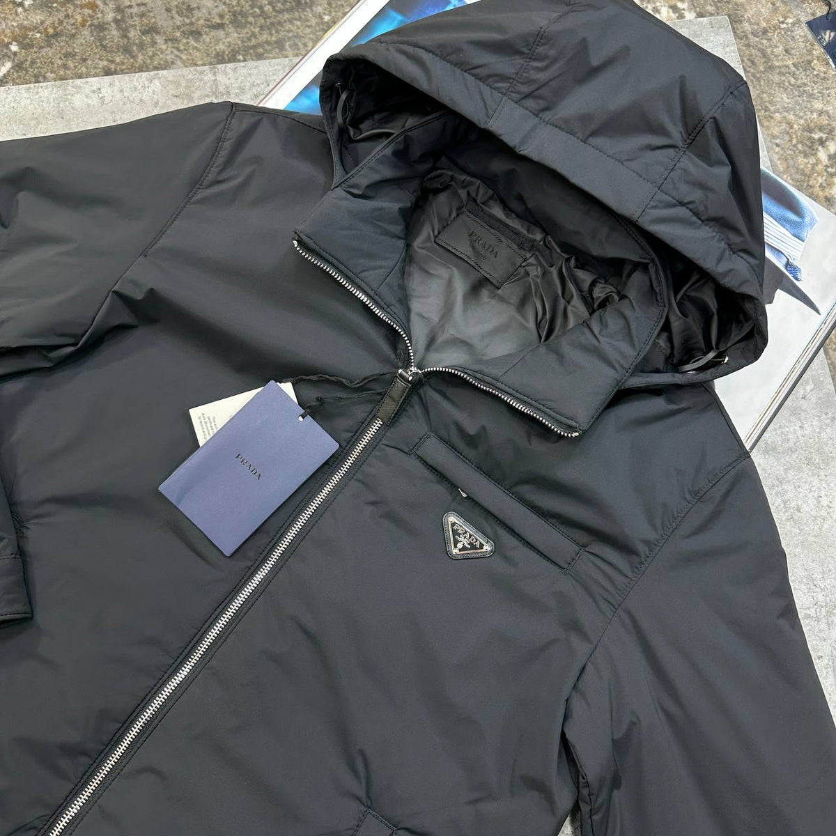 Prada Re-Nylon Padded Jackets Mens in 2 Colors UK Reps AAA Quality