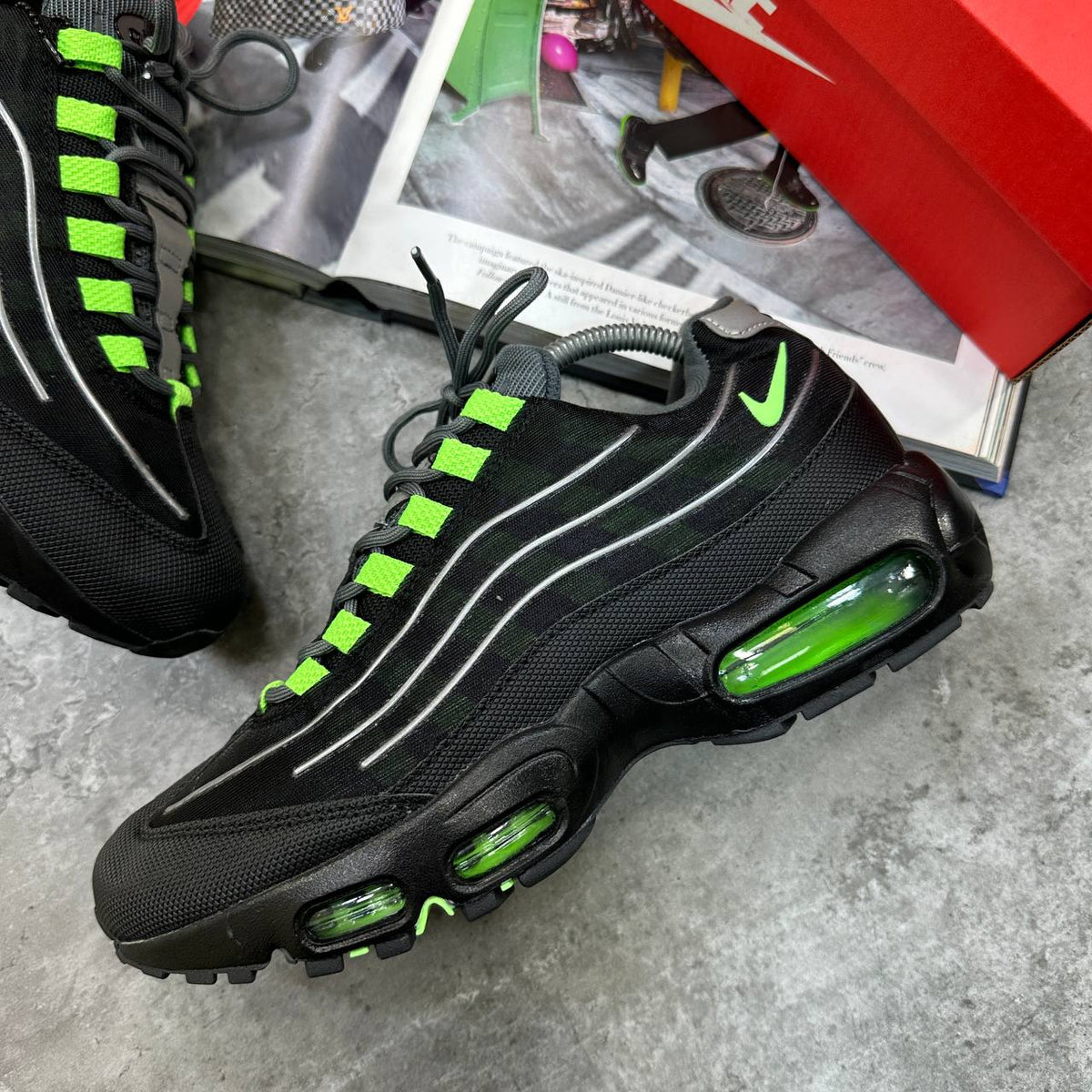 Nike Air Max 95 Big Bubble Neon Mens Trainers UK Reps Superclone Quality