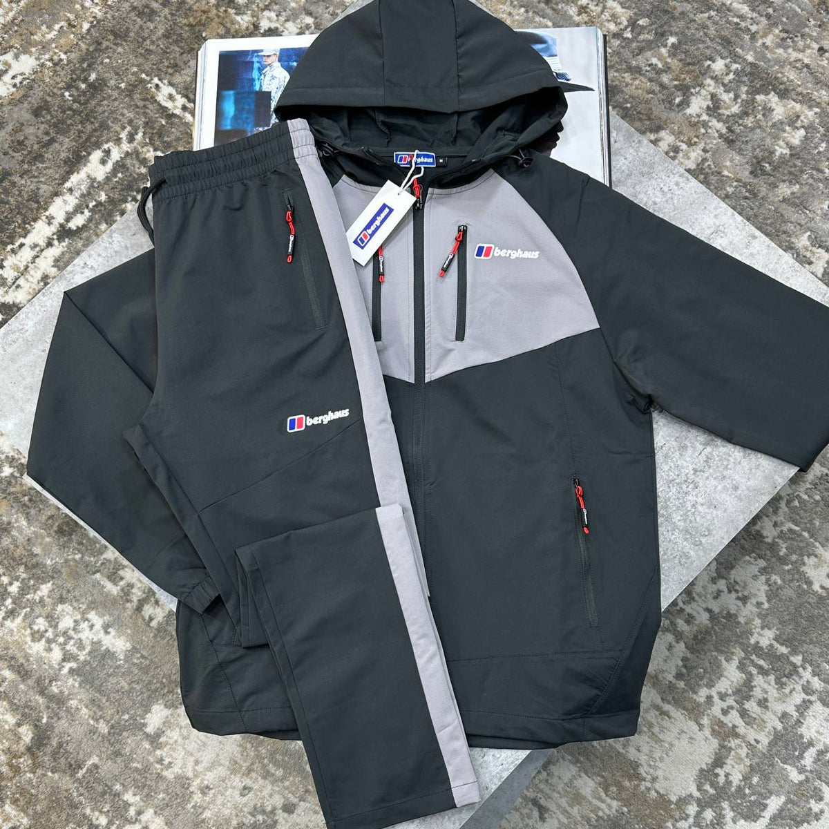 Berghaus Protective Hood Tracksuit Mens UK Reps Superclone Quality