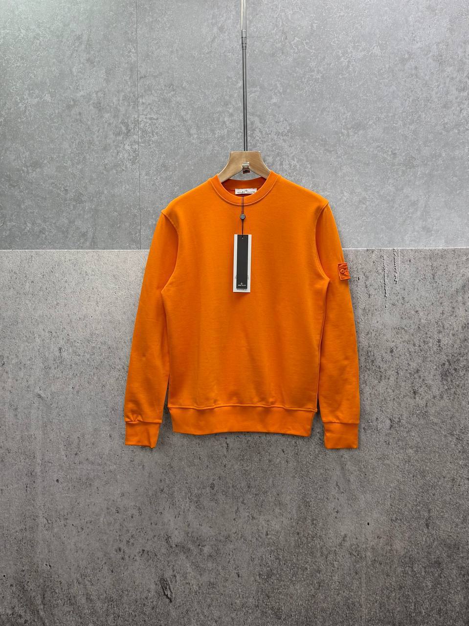 Stone Island Crewneck Cotton Fleece Sweatshirt Mens in Multiple Colors UK Reps AAA Quality