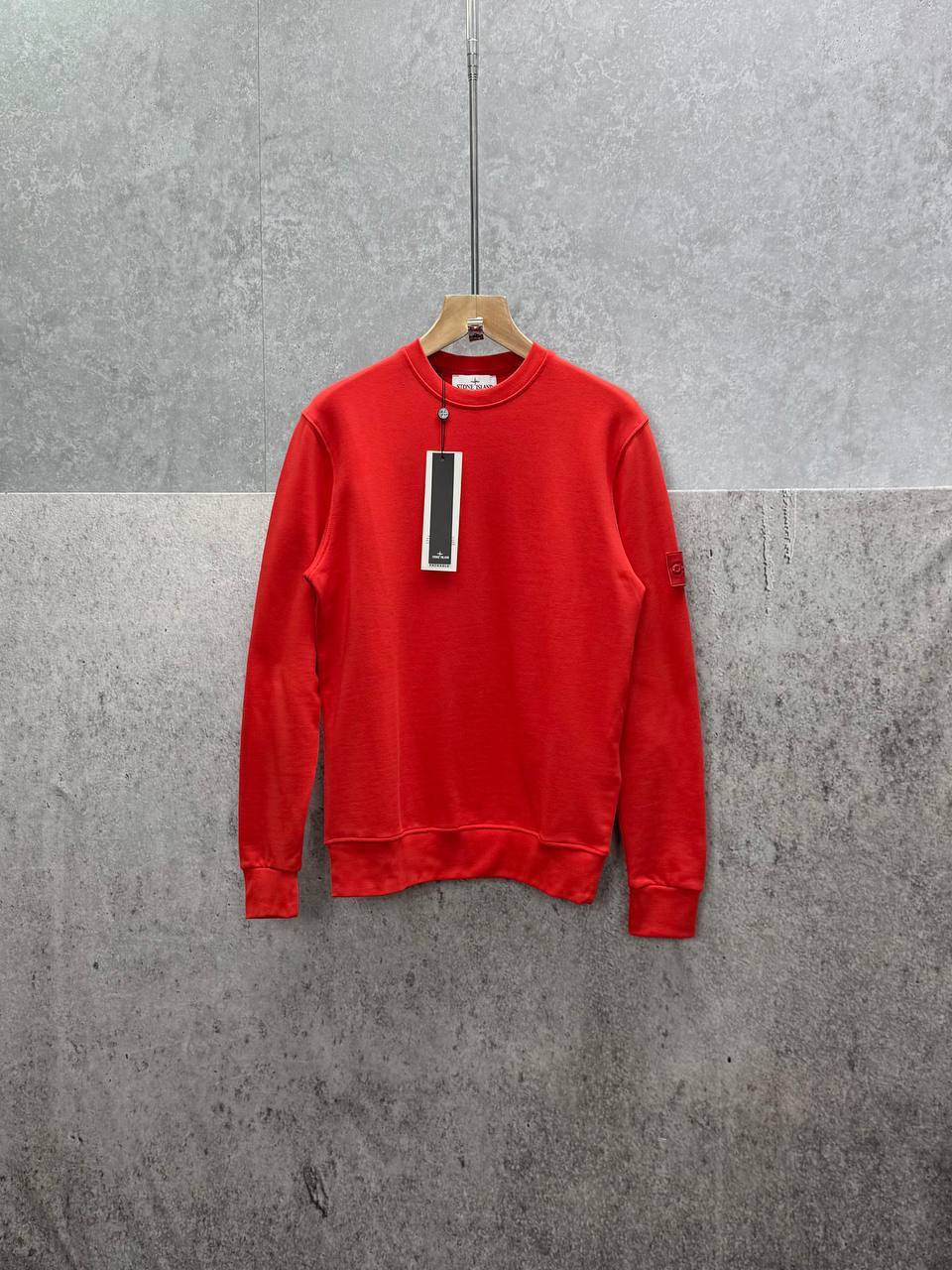 Stone Island Crewneck Cotton Fleece Sweatshirt Mens in Multiple Colors UK Reps AAA Quality