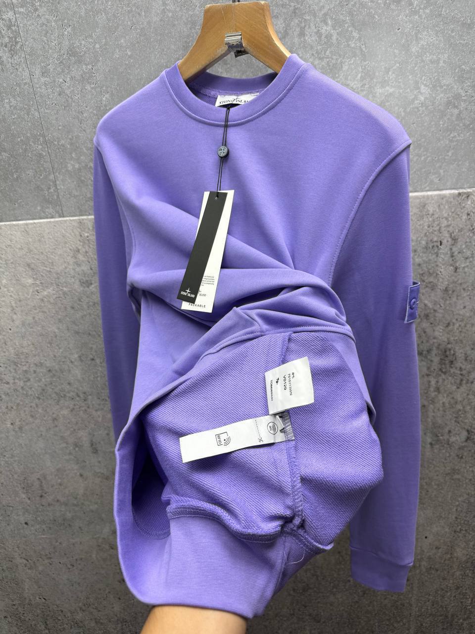 Stone Island Crewneck Cotton Fleece Sweatshirt Mens in Multiple Colors UK Reps AAA Quality