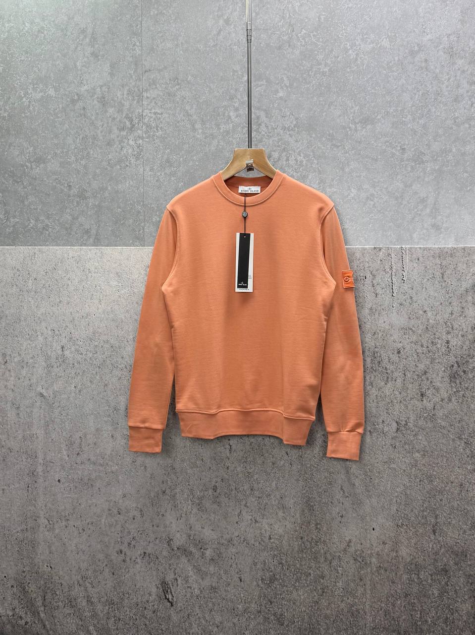 Stone Island Crewneck Cotton Fleece Sweatshirt Mens in Multiple Colors UK Reps AAA Quality