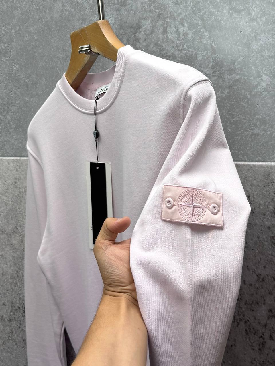 Stone Island Crewneck Cotton Fleece Sweatshirt Mens in Multiple Colors UK Reps AAA Quality