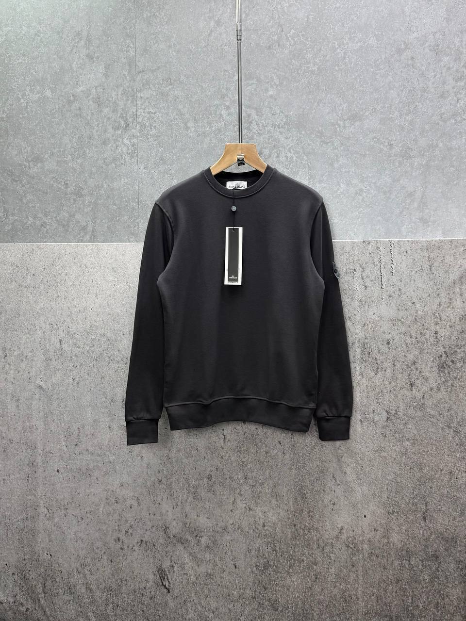 Stone Island Crewneck Cotton Fleece Sweatshirt Mens in Multiple Colors UK Reps AAA Quality