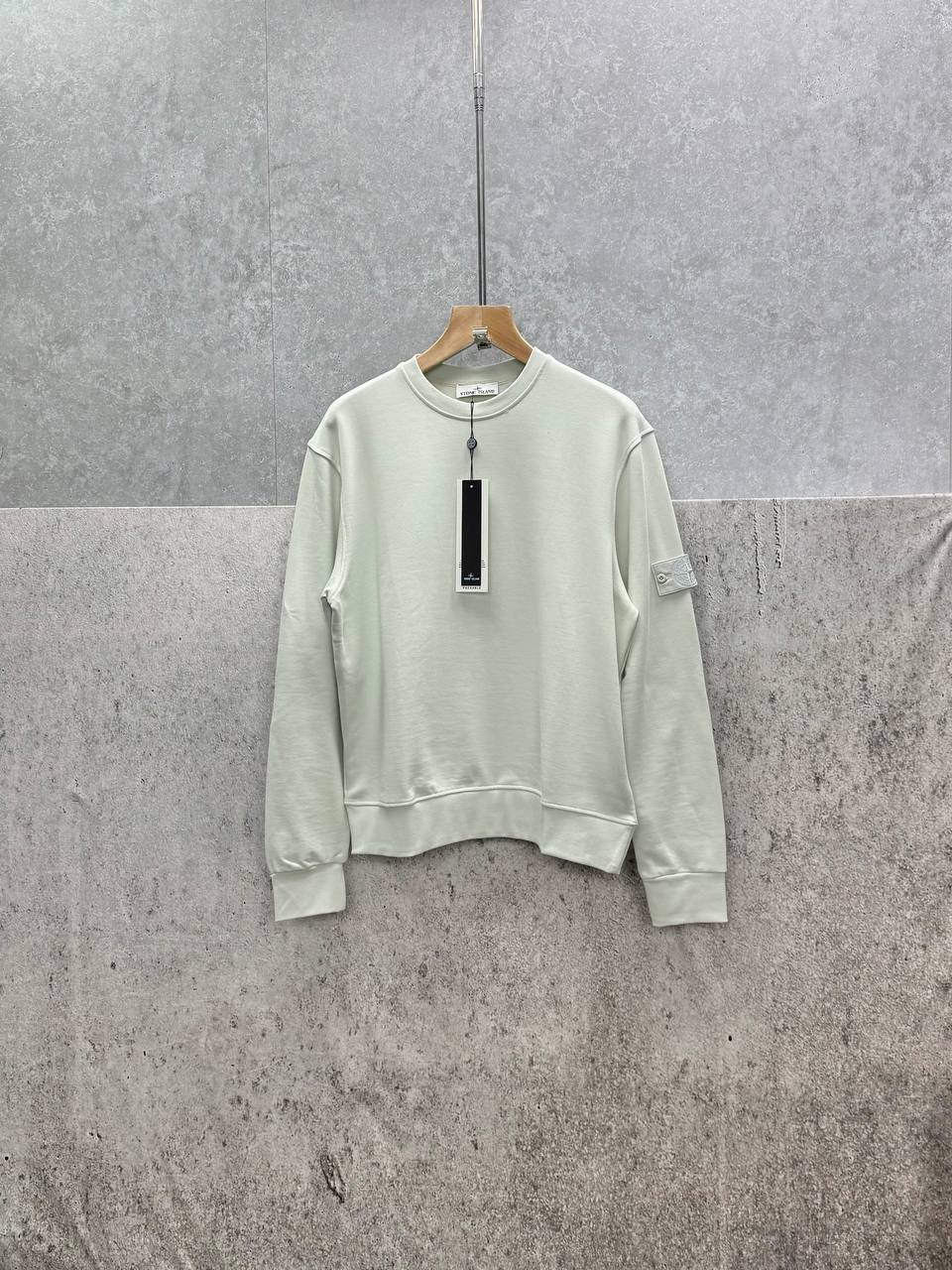 Stone Island Crewneck Cotton Fleece Sweatshirt Mens in Multiple Colors UK Reps AAA Quality