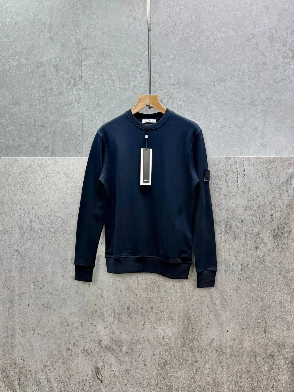 Stone Island Crewneck Cotton Fleece Sweatshirt Mens in Multiple Colors UK Reps AAA Quality