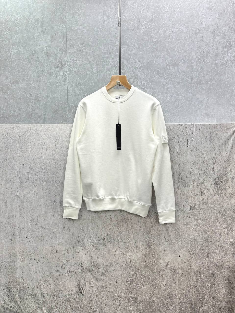 Stone Island Crewneck Cotton Fleece Sweatshirt Mens in Multiple Colors UK Reps AAA Quality