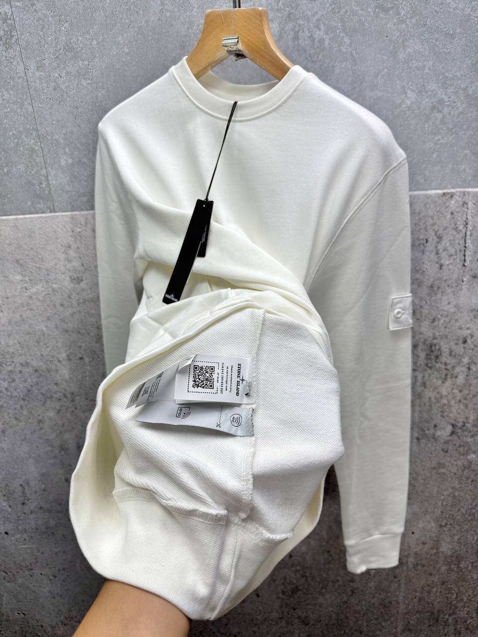 Stone Island Crewneck Cotton Fleece Sweatshirt Mens in Multiple Colors UK Reps AAA Quality