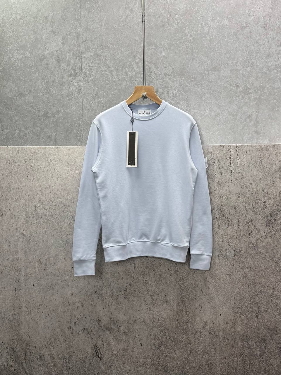 Stone Island Crewneck Cotton Fleece Sweatshirt Mens in Multiple Colors UK Reps AAA Quality