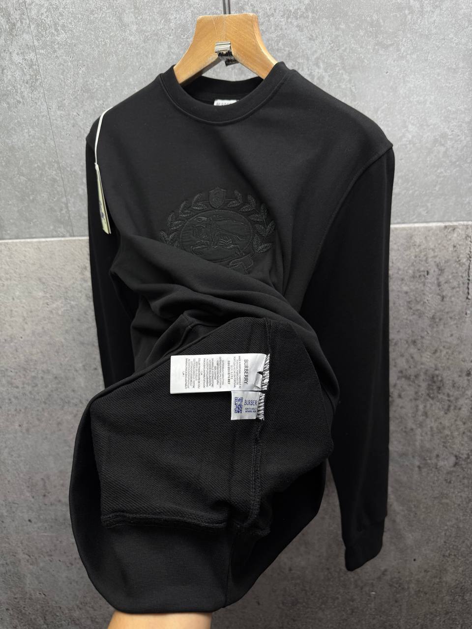 Burberry EKD-Textured Cotton Jumpers Mens in 2 Colors UK Reps AAA Quality