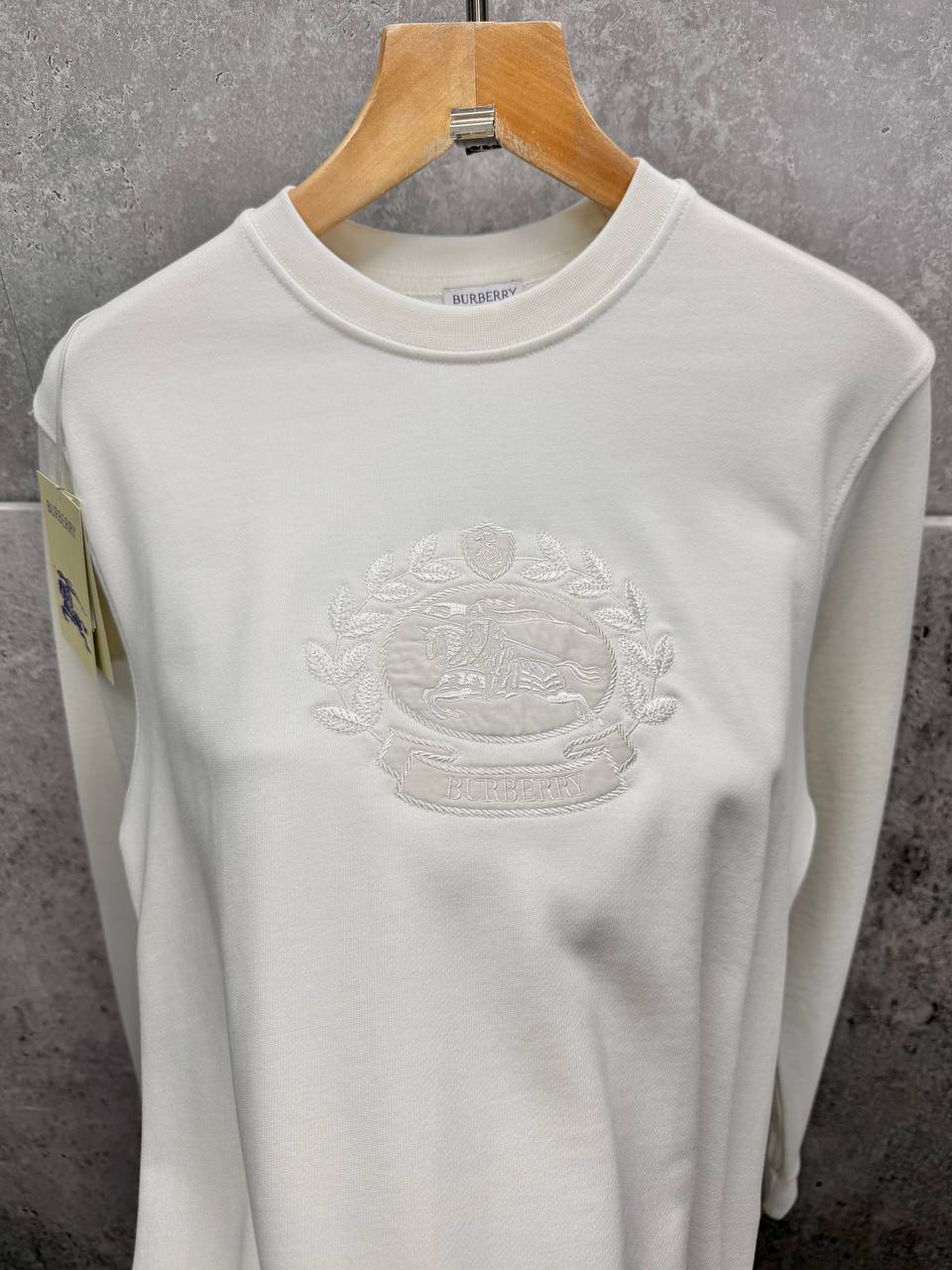 Burberry EKD-Textured Cotton Jumpers Mens in 2 Colors UK Reps AAA Quality