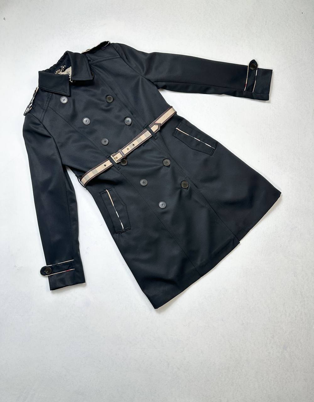 Burberry Brit Trench Coat Nova Check Belted Womens in 2 Colors Best Sale UK Reps AAA Quality